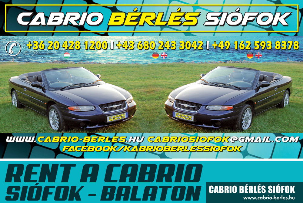 Cabrio bérlés Siófok 024